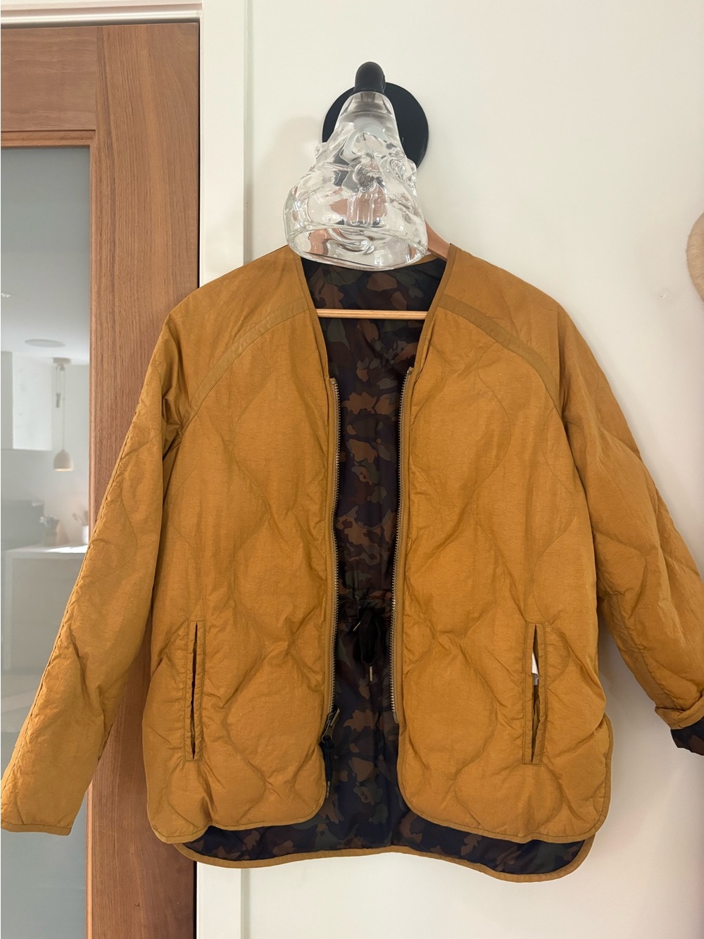 Billy Reid - Quilted Mustard Bomber Jacket